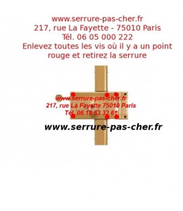 comment changer une serrure kaba expert pollux?