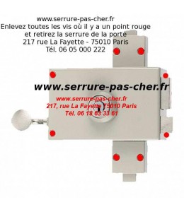 comment demonter une serrure kaba expert jpm?