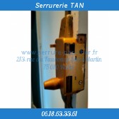 serrure izis verticale à tirage