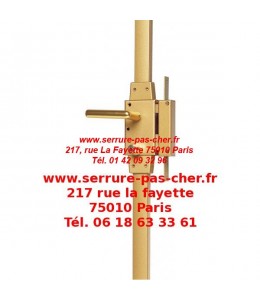 serrure izis verticale