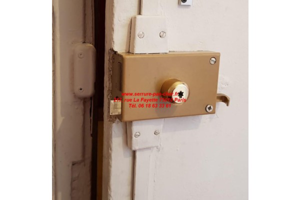 serrure cavith horizontale a tirage