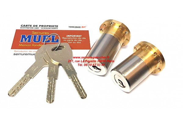 cylindre muel jt avec cle kaba