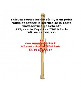 comment changer une serrure cavith?