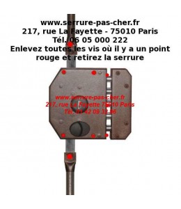 comment changer une serrure mottura 630 ?