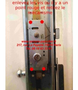 comment changer une serrure picard presence vigie mobile?