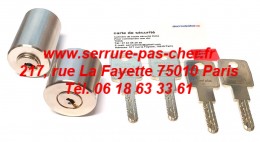 jeu de cylindre kaba pour serrure cavith