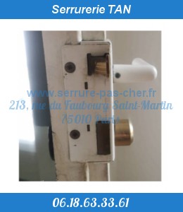 serrure cavith gauche