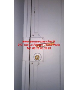 serrure fichet avec un cylindre bricard chifral