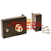 serrure muel horizontale bouton