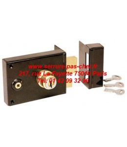serrure muel horizontale bouton