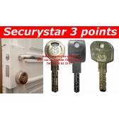 serrure securystar 3 points