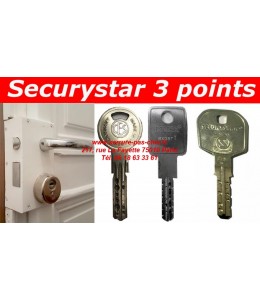serrure securystar 3 points