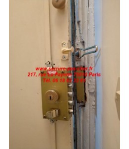 serrure tover verticale à tirage