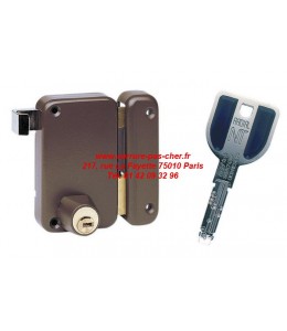 serrure vachette radial monopoint