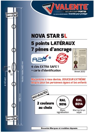 serrure blindée nova star