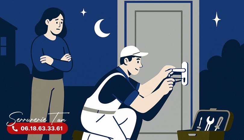 serrurier de nuit paris intervention urgente porte claquée