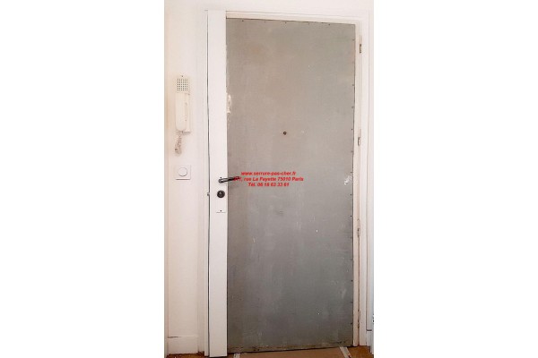 Serrure Muel Club carénée 5 points avec tôle de blindage brute