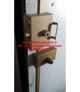 verrou de blocage double entrée